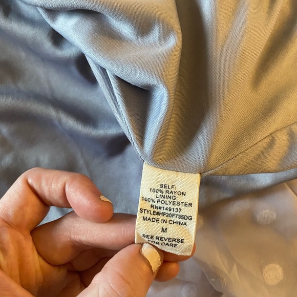 Fashion on Earth. Size Medium. Purple. Long Sleeve Dress. - Picture 3 of 3